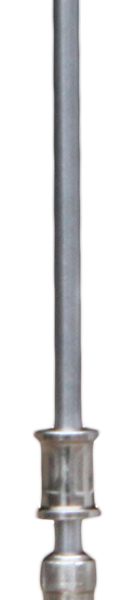 Aiguille d’injection avec raccord métallique