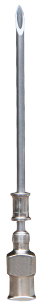 Aiguille d’injection avec raccord métallique