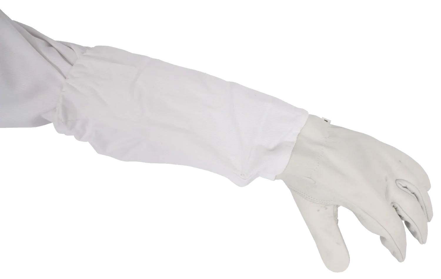 Gants d’apiculteur en cuir à poignet élastique, taille XXL – Hofman Pest Control – Image 1