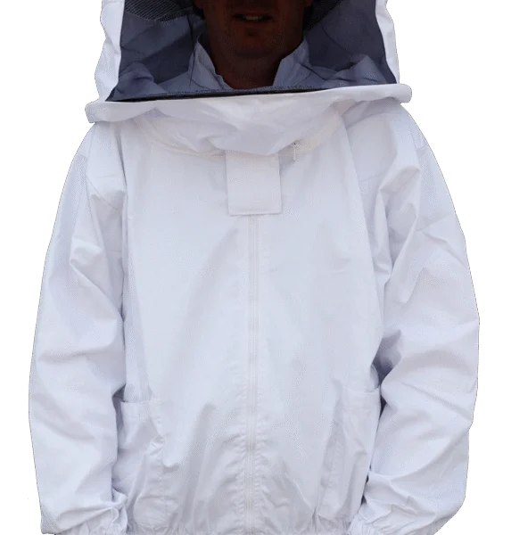 Veste d’apiculteur en coton avec chapeau et voile, taille XXL – Hofman Pest Control