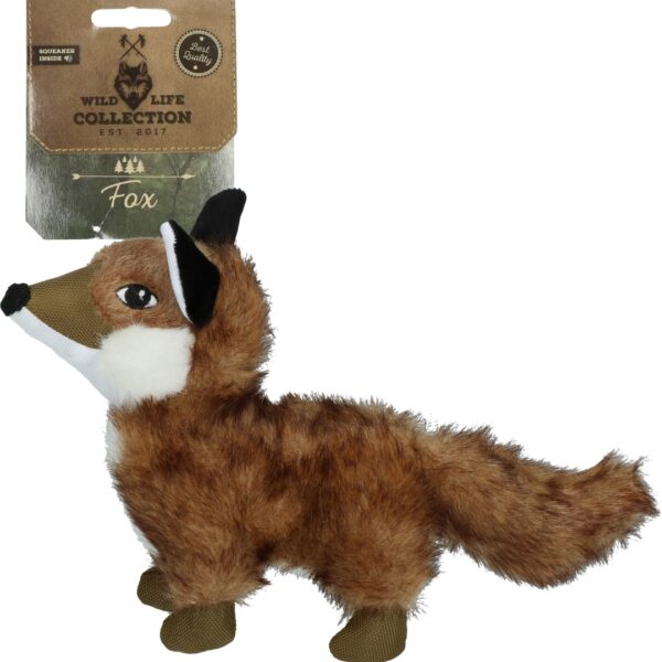 Peluche douce pour chien – Collection Wild Life, Wild Life Dog Renard
