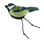Jouet pour chat en forme d’oiseau, avec herbe à chat – Wild Life Collection Cat Koolmees – Image 2