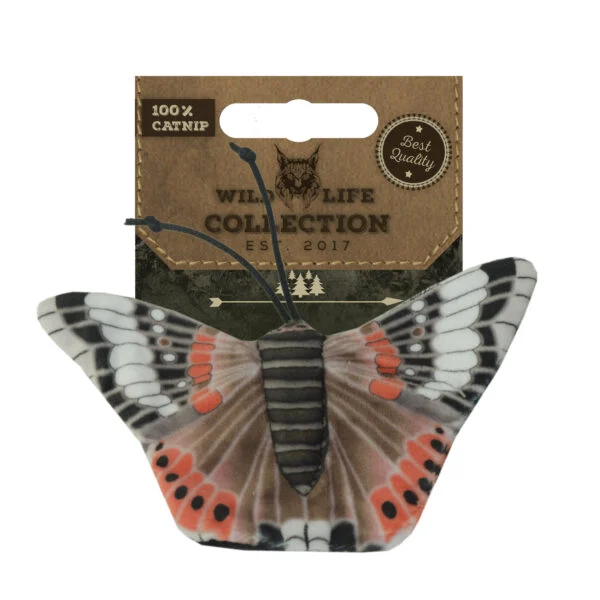 Papillon jouet pour chat avec herbe à chat – Wild Life Collection Cat Papillon amiral