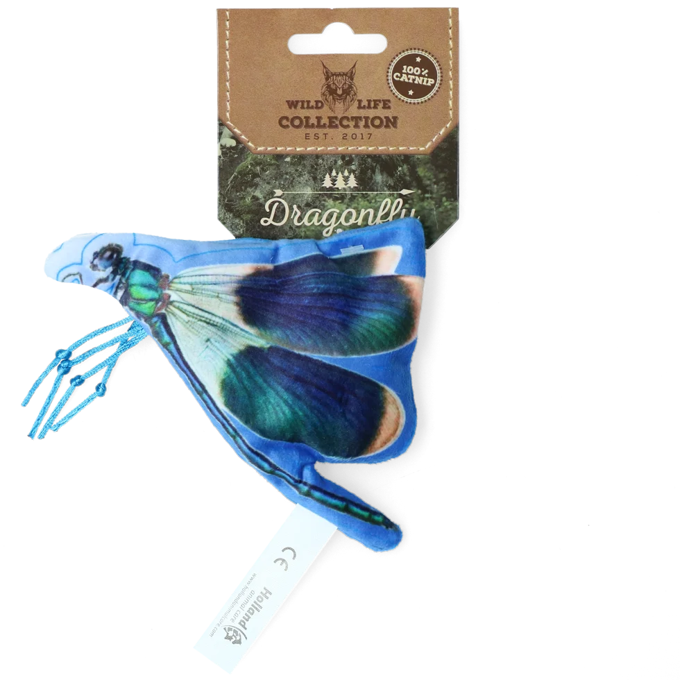 Jouet pour chat en forme de libellule avec herbe à chat – Wild Life Collection Cat Libellule – Image 1