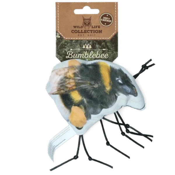Jouet pour chat en forme de bourdon avec herbe à chat – Wild Life Collection Cat Bourdon