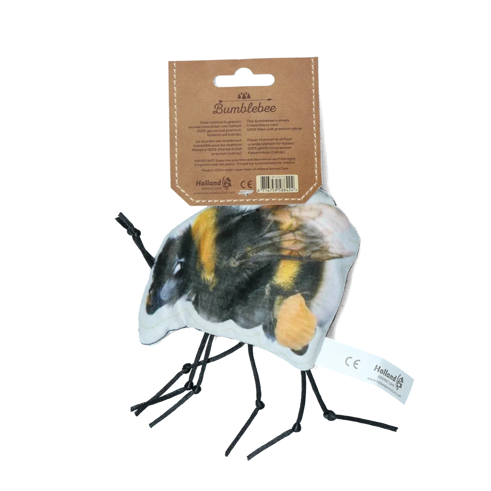 Jouet pour chat en forme de bourdon avec herbe à chat – Wild Life Collection Cat Bourdon – Image 2