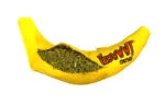 Banane jouet pour chat avec herbe à chat, 17,7 cm – Yeowww! Chicata Banana – Image 2