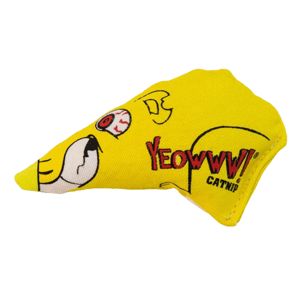Souris de jeu pour chat à l’herbe à chat – Yeowww! Chubby Mouse