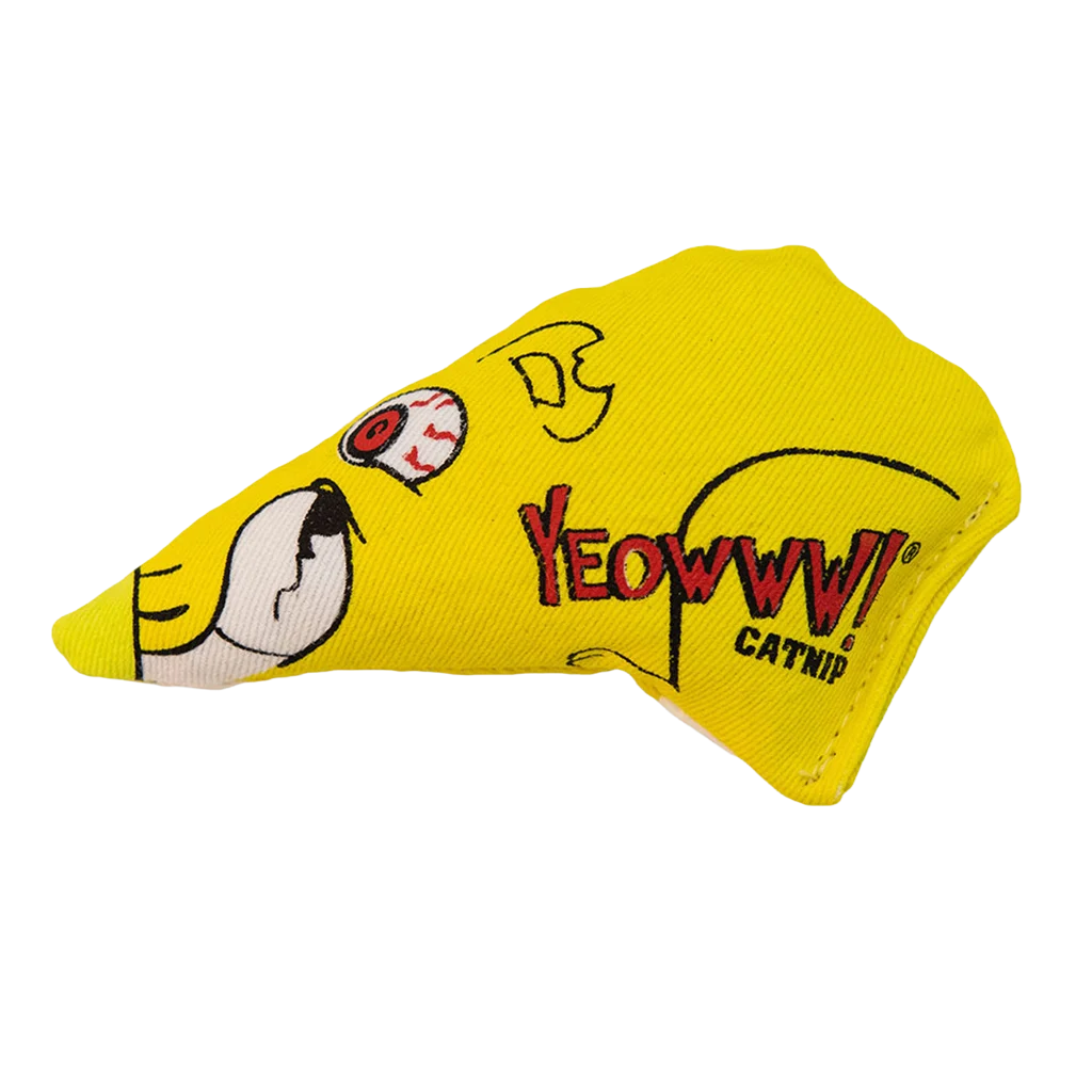 Souris de jeu pour chat à l’herbe à chat – Yeowww! Chubby Mouse – Image 1