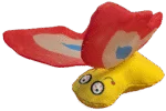 Papillon jouet pour chat à l’herbe à chat et aux ailes bruissantes, 13 x 6 cm, rouge – Yeowww! Butterfly
