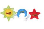 Jouets pour chat Soleil, Lune et Étoiles avec herbe à chat, 3 pièces d’environ 8 à 10 cm – Yeowww! Sun Moon and Stars