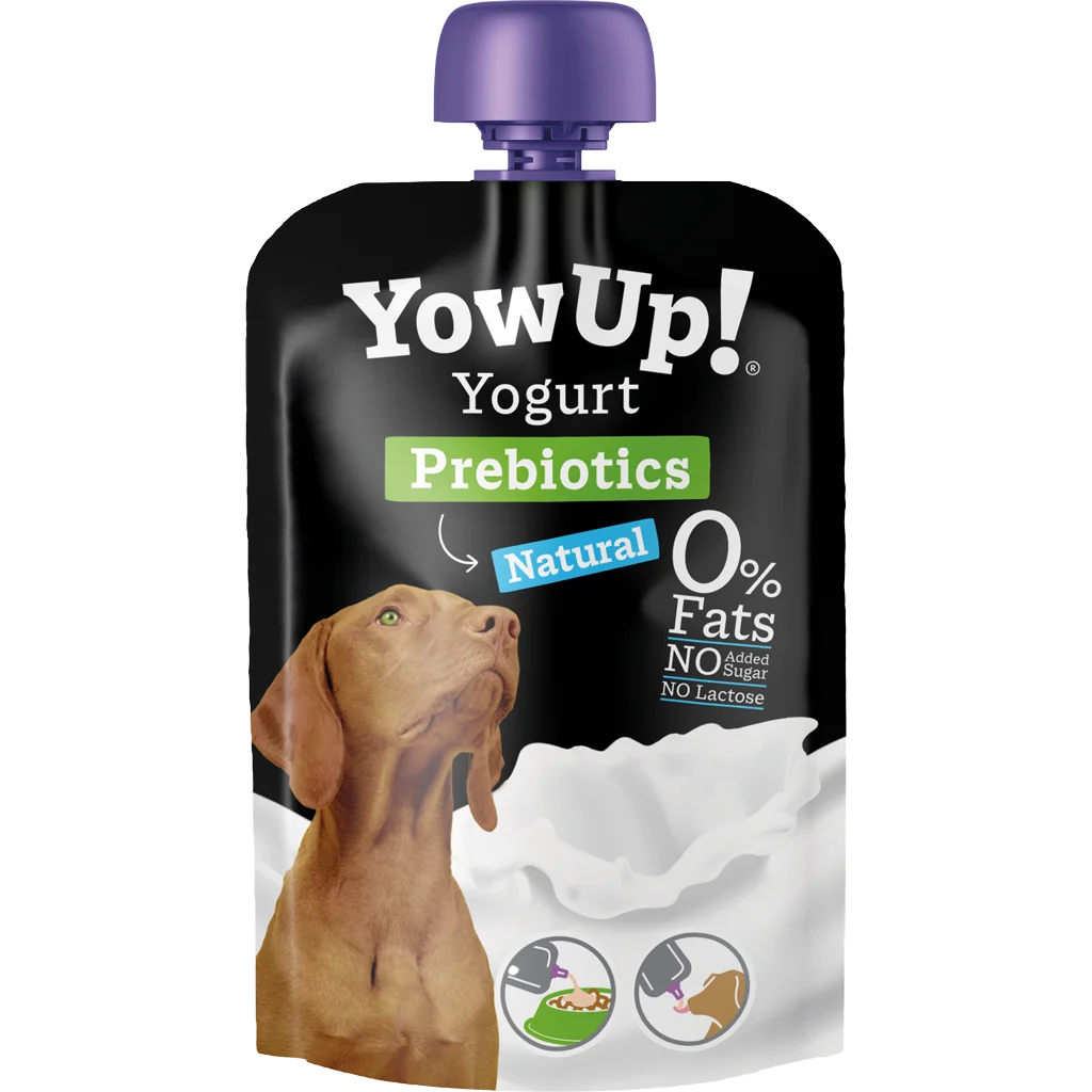 Yaourt pour chiens aux prébiotiques, sans lactose – YowUp! Yogurt Dogs Prebiotics Natural – Image 1