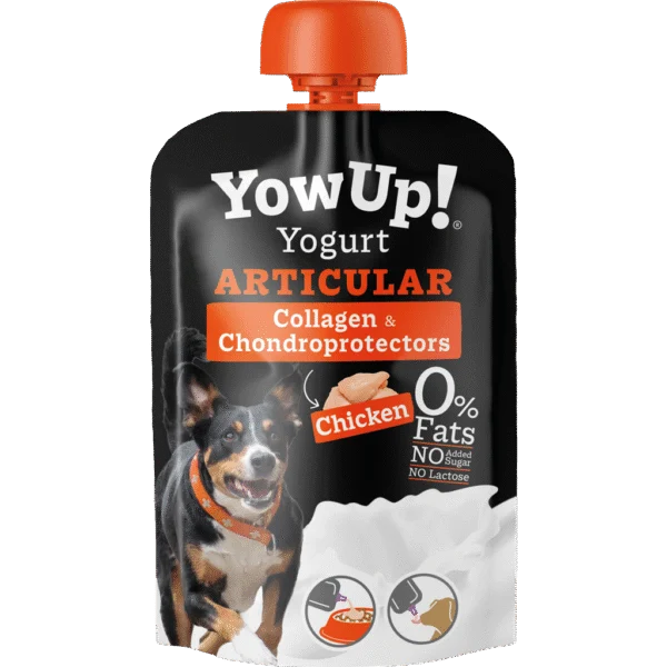 Complément alimentaire au yaourt pour chiens au poulet et au collagène – YowUp! Yogurt Dogs Articular Chicken