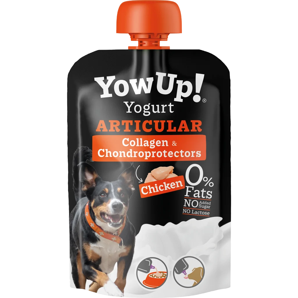 Complément alimentaire au yaourt pour chiens au poulet et au collagène – YowUp! Yogurt Dogs Articular Chicken – Image 1