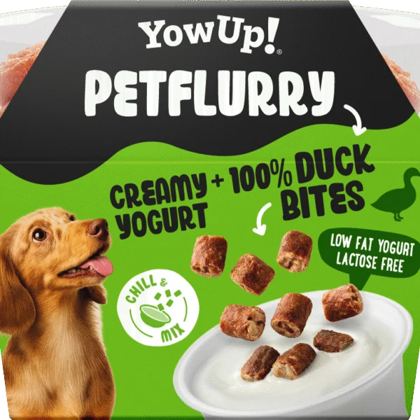 Friandise crémeuse pour chien au canard – YowUp! PetFlurry