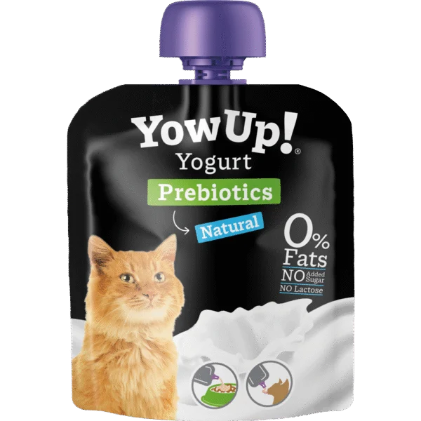 Yaourt pour chats aux prébiotiques, sans lactose – YowUp! Yoghurt Cats Natural Prebiotics