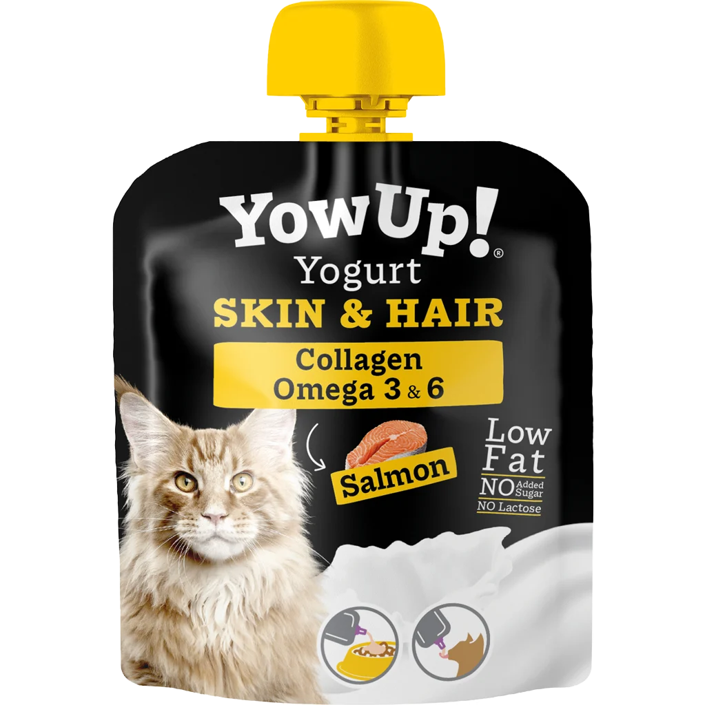 Yaourt pour chats au saumon, sans lactose – YowUp! Yoghurt Cats Salmon Skin & Hair – Image 1