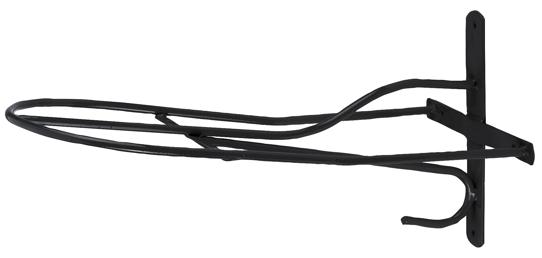 Porte selle modèle anglais avec soutien supplémentaire, noir, 54 cm – Image 1