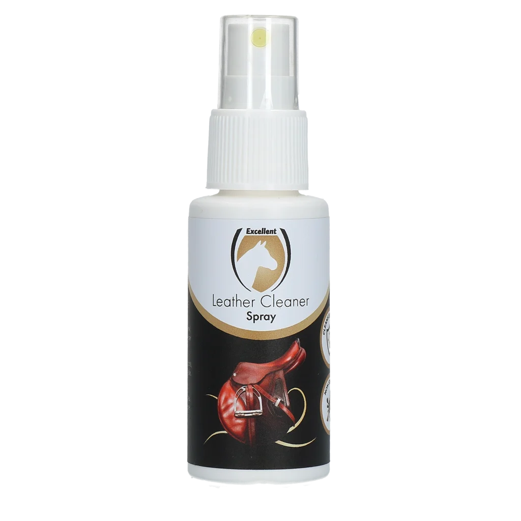 Spray nettoyant pour selles et chaussures en cuir, 50 ml – Excellent Leather Cleaner Spray – Image 1