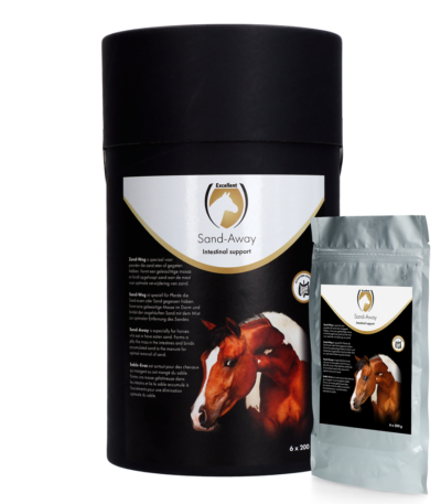 Complément de psyllium pour chevaux, 6 x 200 g – Excellent Horse Sand-Away