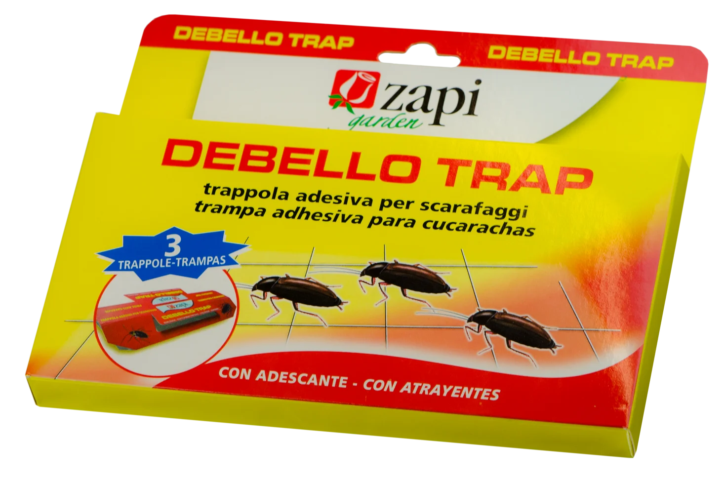 Piège à cafards à glu pour la maison et la terrasse, 3 pièces – Zapi – Image 2