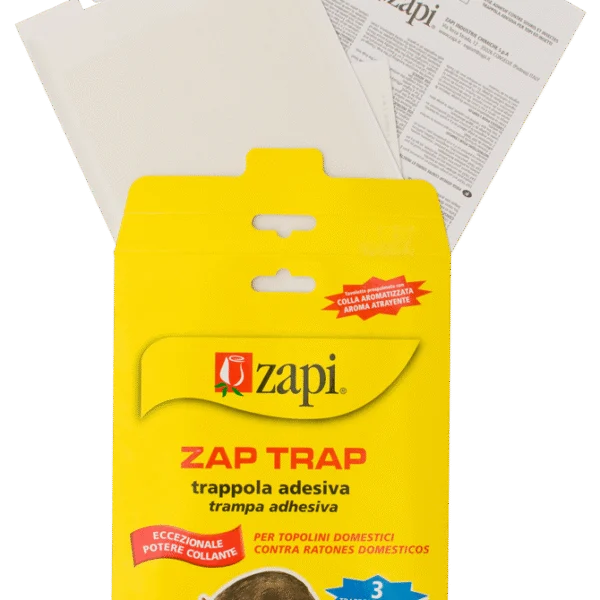Piège englué pour souris et insectes rampants, 15 x 21 cm, 3 pièces – Zapi Zap Trap
