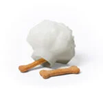 Jouet pour chien en TPR avec ouverture pour friandise, flottant – Zee.dog Super Veggiez The Cauliflower – Image 5