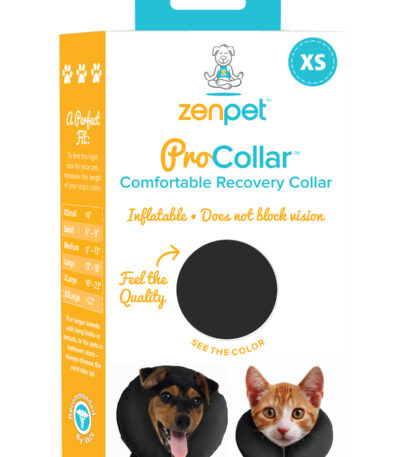 Collerette pour chiens XS, lavable, 15,2 cm – Zenpet ProCollar