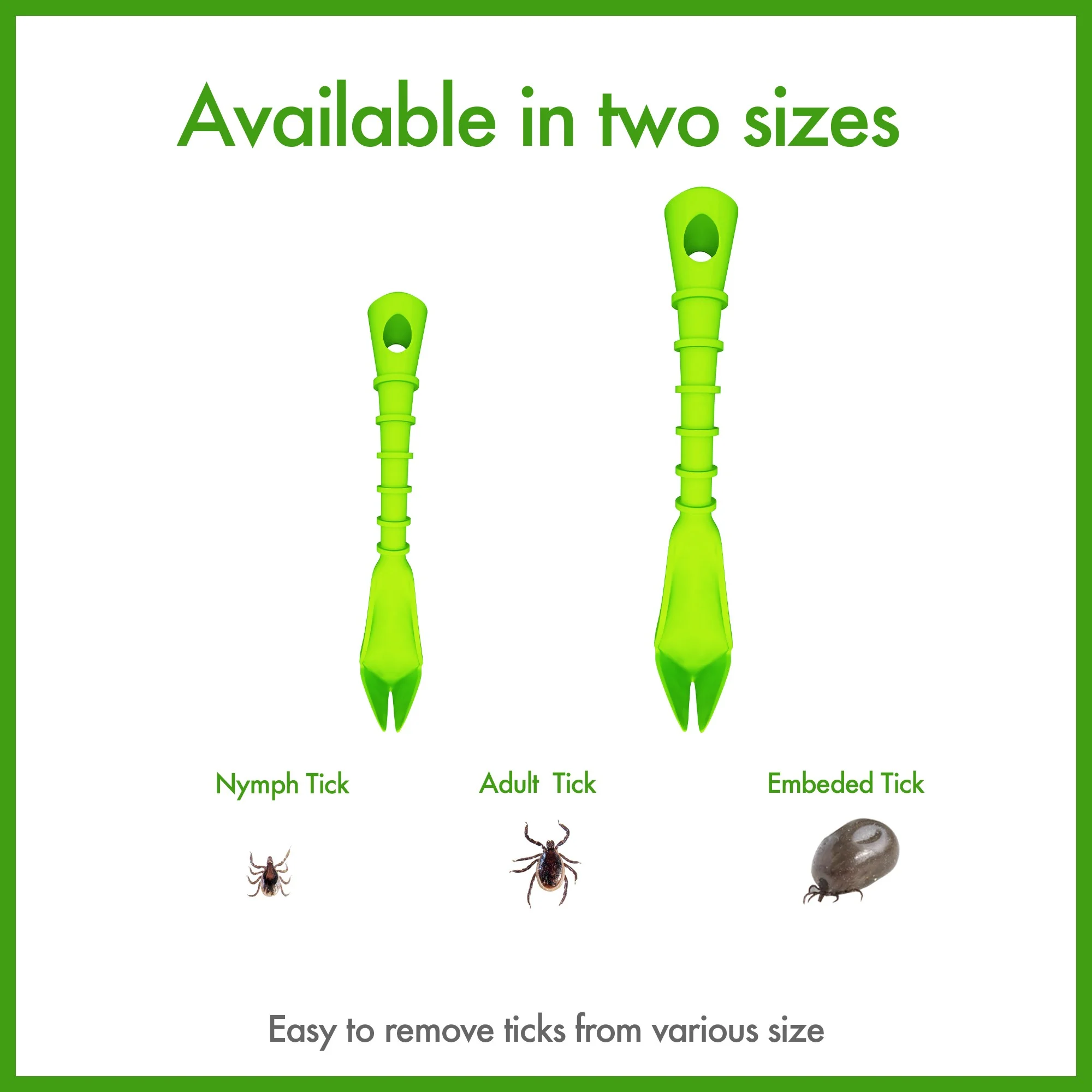 Tire tique avec ouverture pour porte clés, 2 pièces – Zenpet Tick Tornado – Image 3
