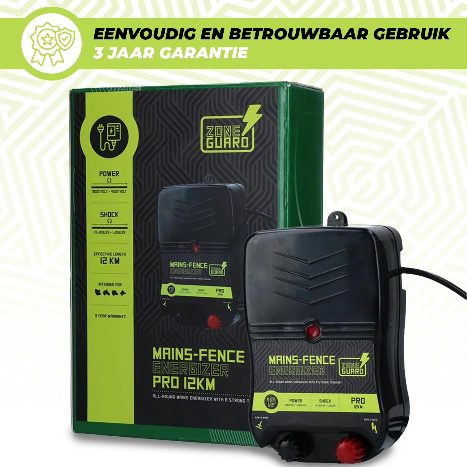 Électrificateur sur secteur – ZoneGuard Energizer Pro 12 km – Image 5