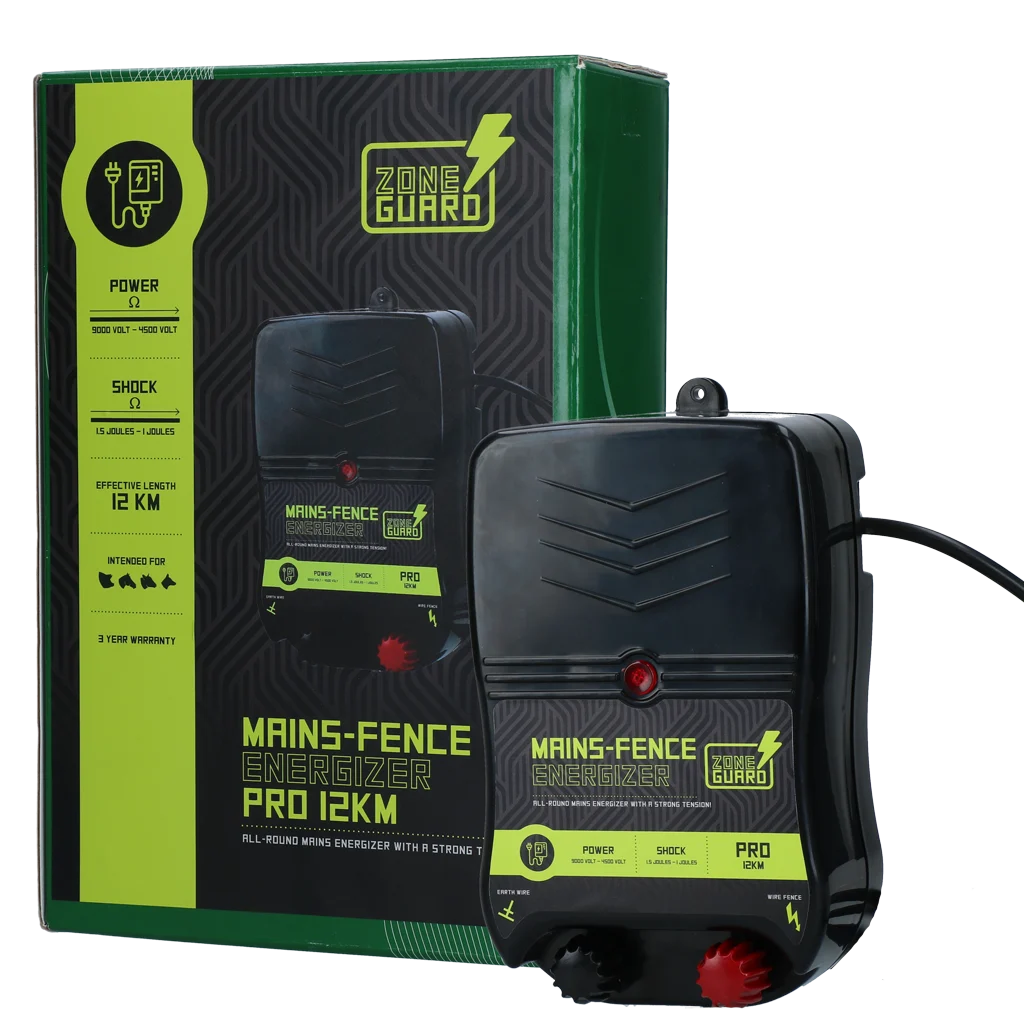 ZONE0001S.png Électrificateur sur secteur – ZoneGuard Energizer Pro 12 km – Image 1