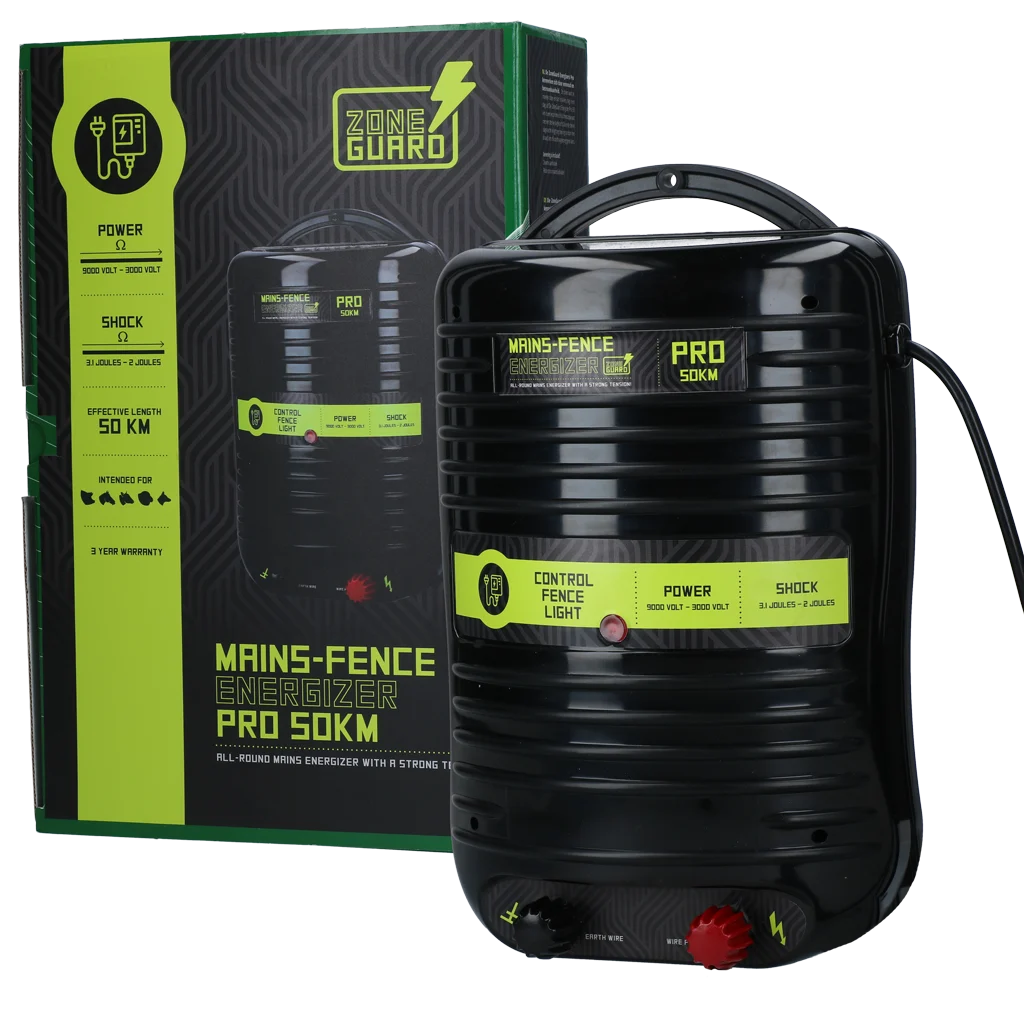 Électrificateur sur secteur – ZoneGuard Energizer Pro 50 km – Image 1