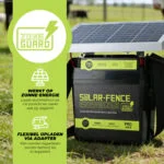 Électrificateur de clôture à énergie solaire – ZoneGuard Solar-Fence Energizer Pro 20 km – Image 2