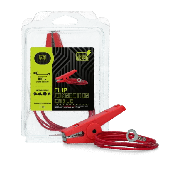 Câble de raccordement pour fil et ruban avec pince crocodile, 100 cm – ZoneGuard