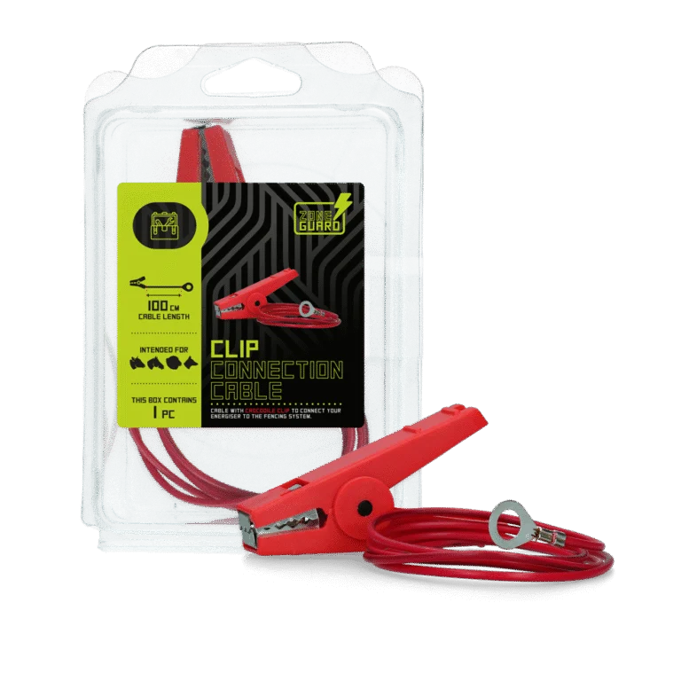 Câble de raccordement pour fil et ruban avec pince crocodile, 100 cm – ZoneGuard