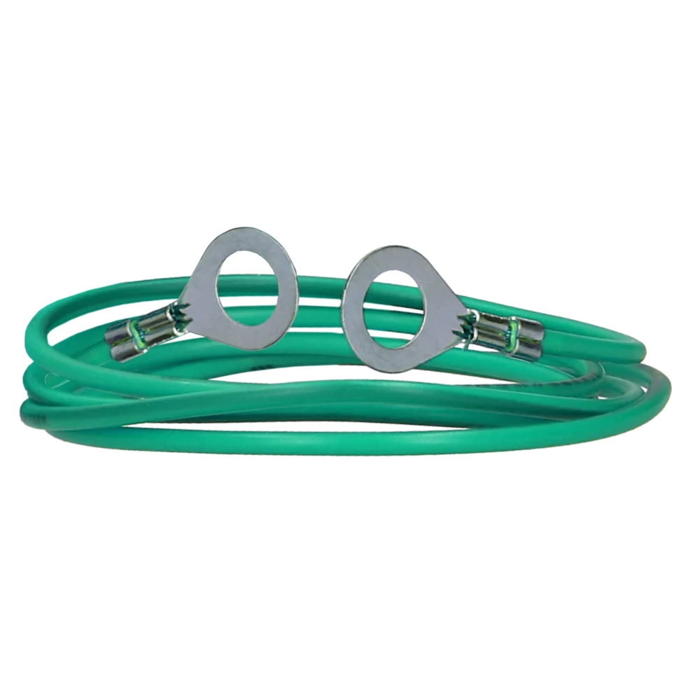Câble de raccordement à la terre avec 2 boucles, 100 cm – ZoneGuard Basic – Image 1