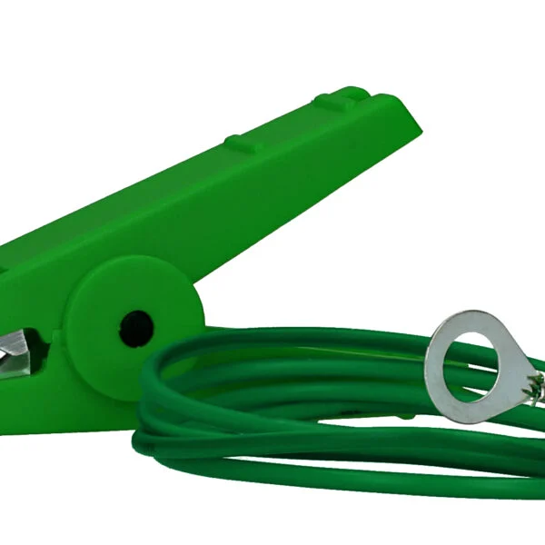 Câble de raccordement de terre avec pinces crocodile, 100 cm – ZoneGuard