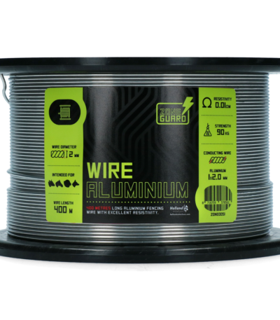 Fil électrifiable en aluminium 2 mm, 400 m – ZoneGuard Basic