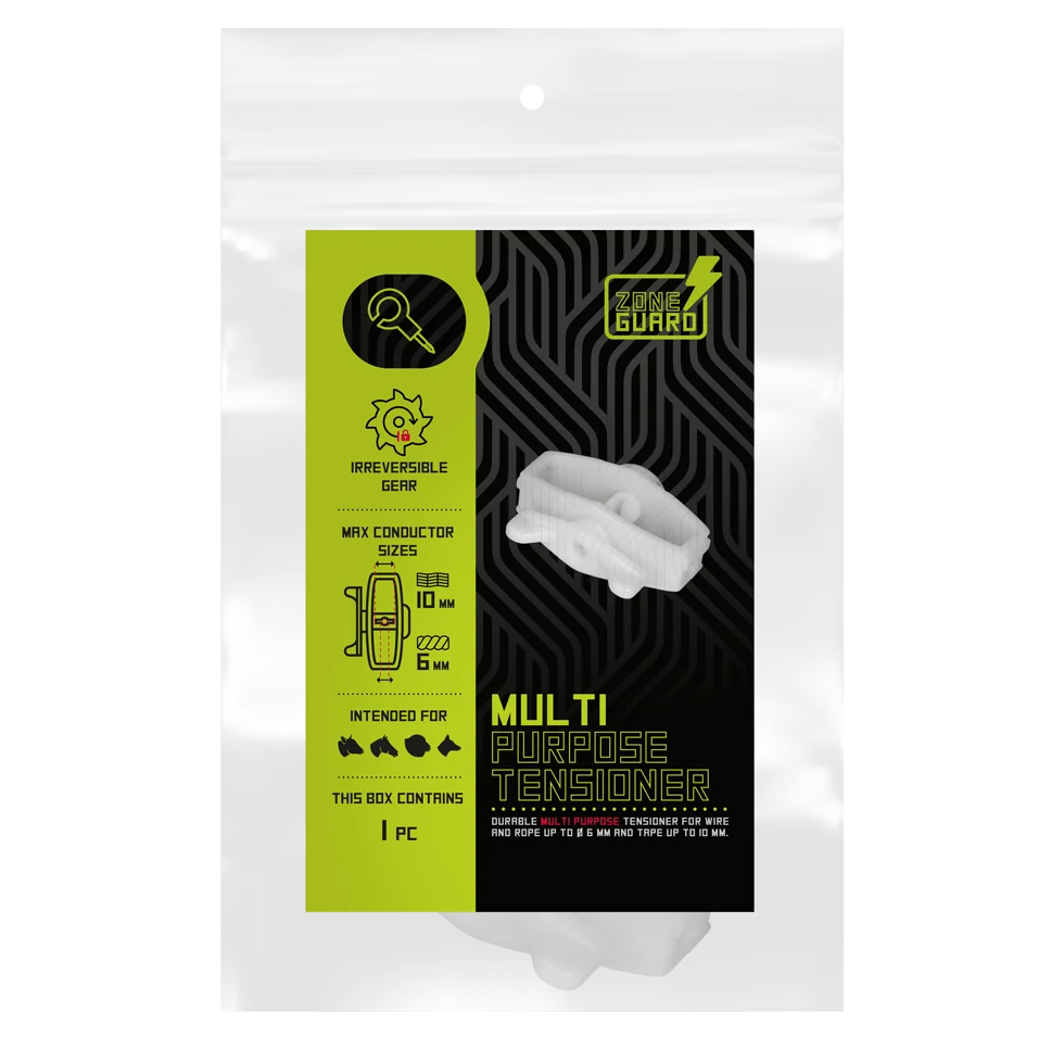 Tendeur à cliquet pour fil, corde et ruban jusqu’à 10 mm – ZoneGuard – Image 2