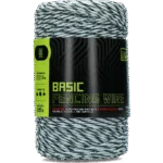 Fil de clôture 3 mm, blanc et vert foncé, 200 m – ZoneGuard Basic