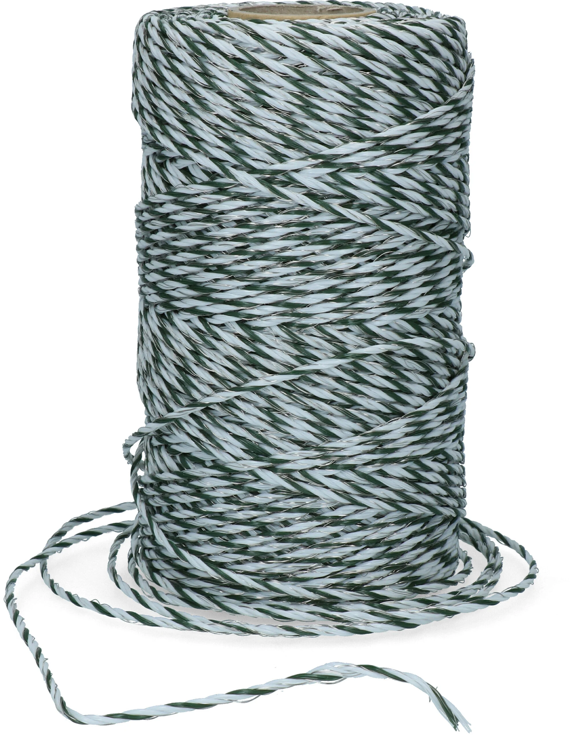 Fil de clôture 3 mm, blanc et vert foncé, 200 m – ZoneGuard Basic – Image 2