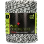 Fil électrifiable 3 mm, blanc et vert foncé, 400 m – ZoneGuard Plus