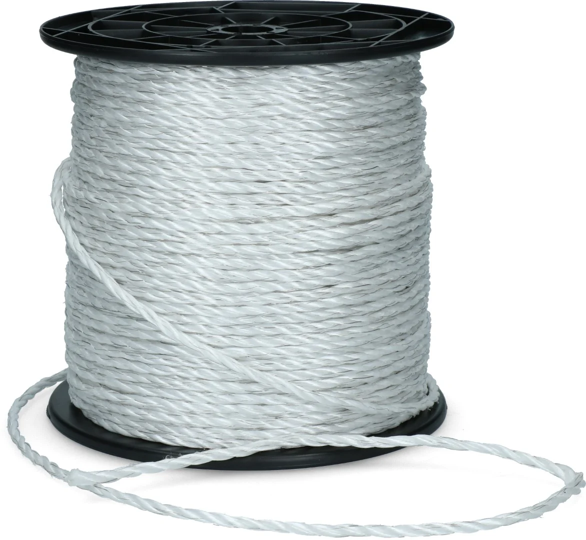 Corde électrifiable blanche 6 mm avec 6 fils en acier inoxydable, 200 m – ZoneGuard Basic – Image 2