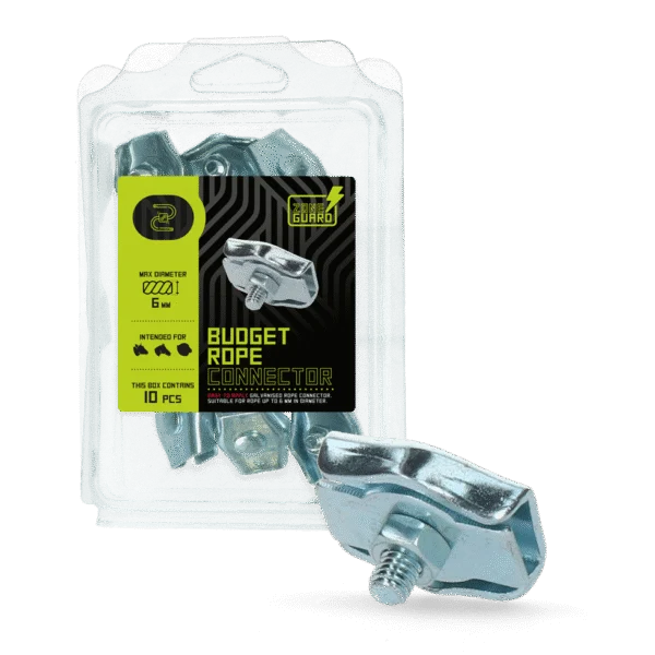 Connecteur pour corde électrifiable de 6 mm, 10 pièces – ZoneGuard Budget
