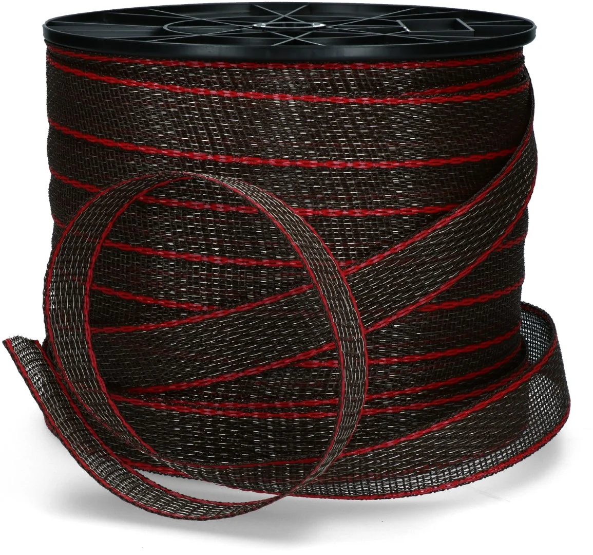 Ruban électrifiable marron 40 mm avec bords renforcés, 200 m – ZoneGuard Plus – Image 2