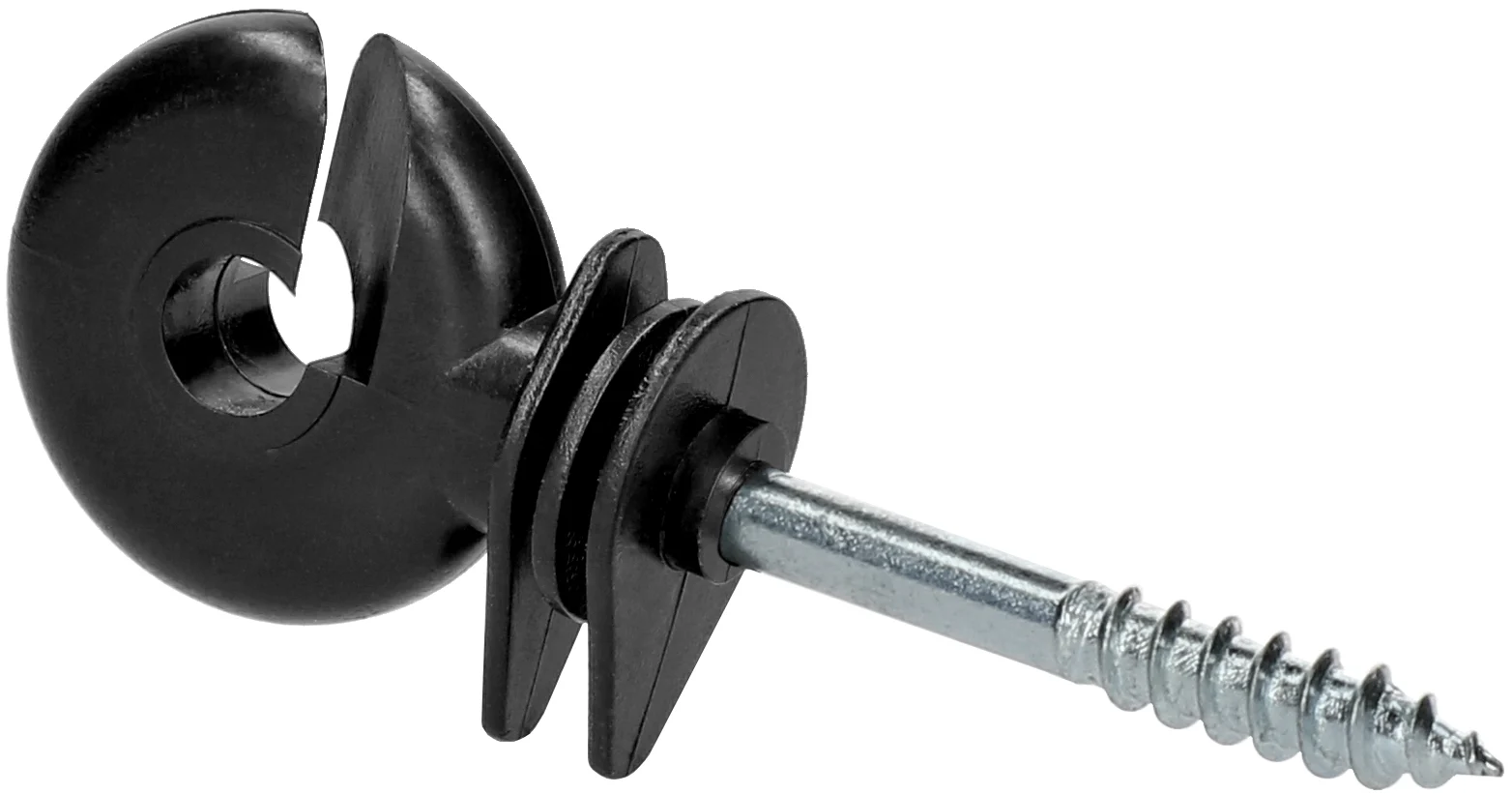 ZONE03441.jpg Isolateur anneau avec âme traversante, noir, 25 pièces – ZoneGuard Strong – Image 1