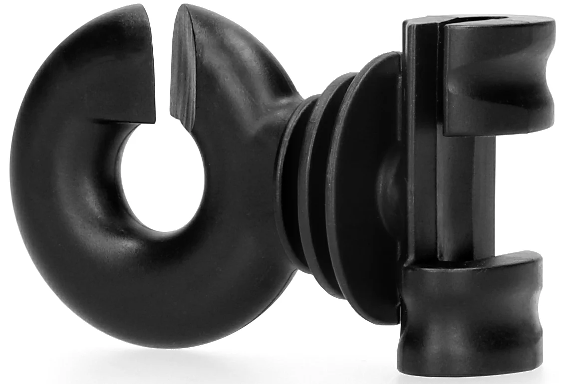 Isolateur anneau pour piquets en acier ovales, 25 pièces – ZoneGuard Clip – Image 1