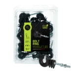 Isolateur annulaire avec écrou pour piquets métalliques, 25 pièces – ZoneGuard – Image 2