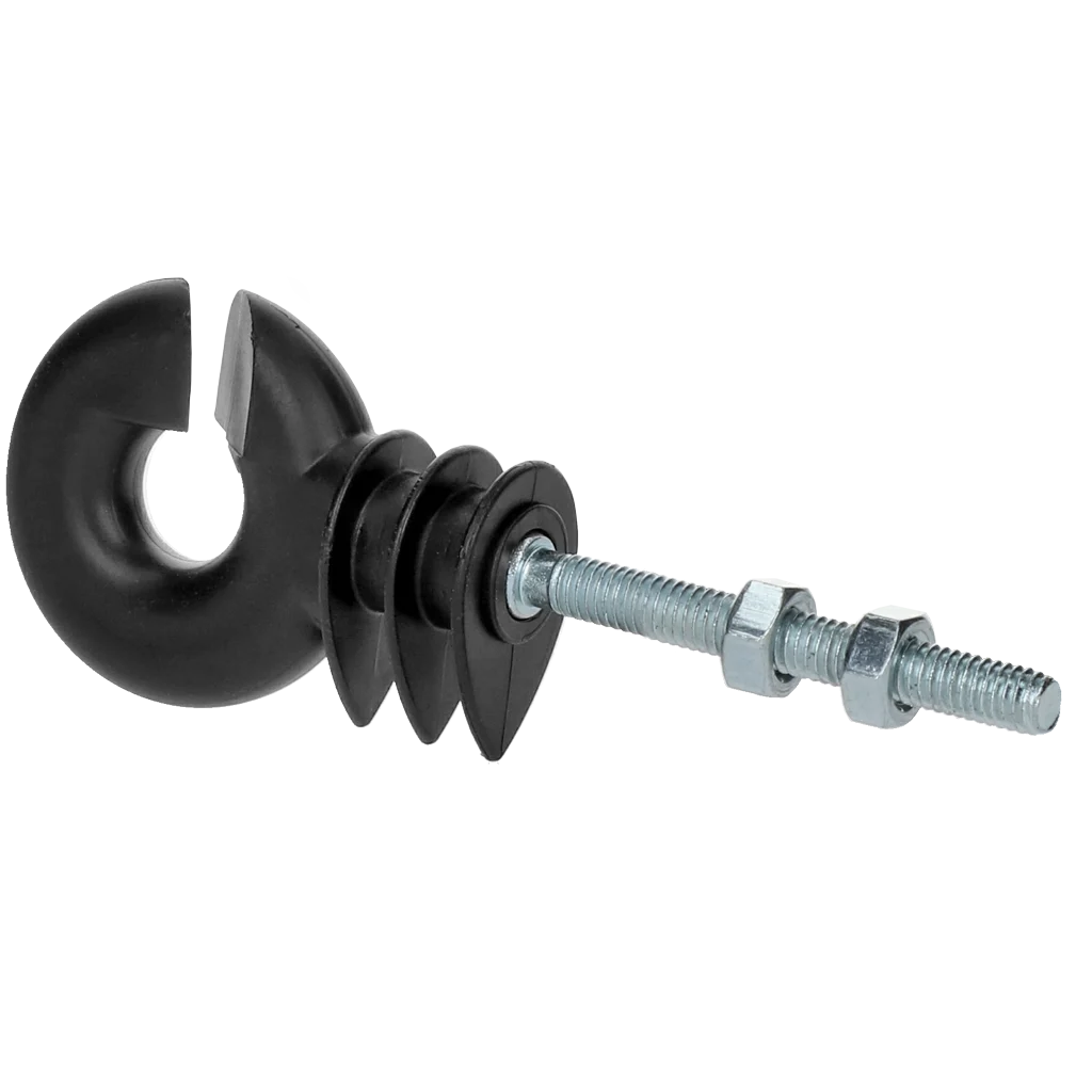 ZONE03511.png Isolateur annulaire avec écrou pour piquets métalliques, 25 pièces – ZoneGuard – Image 1