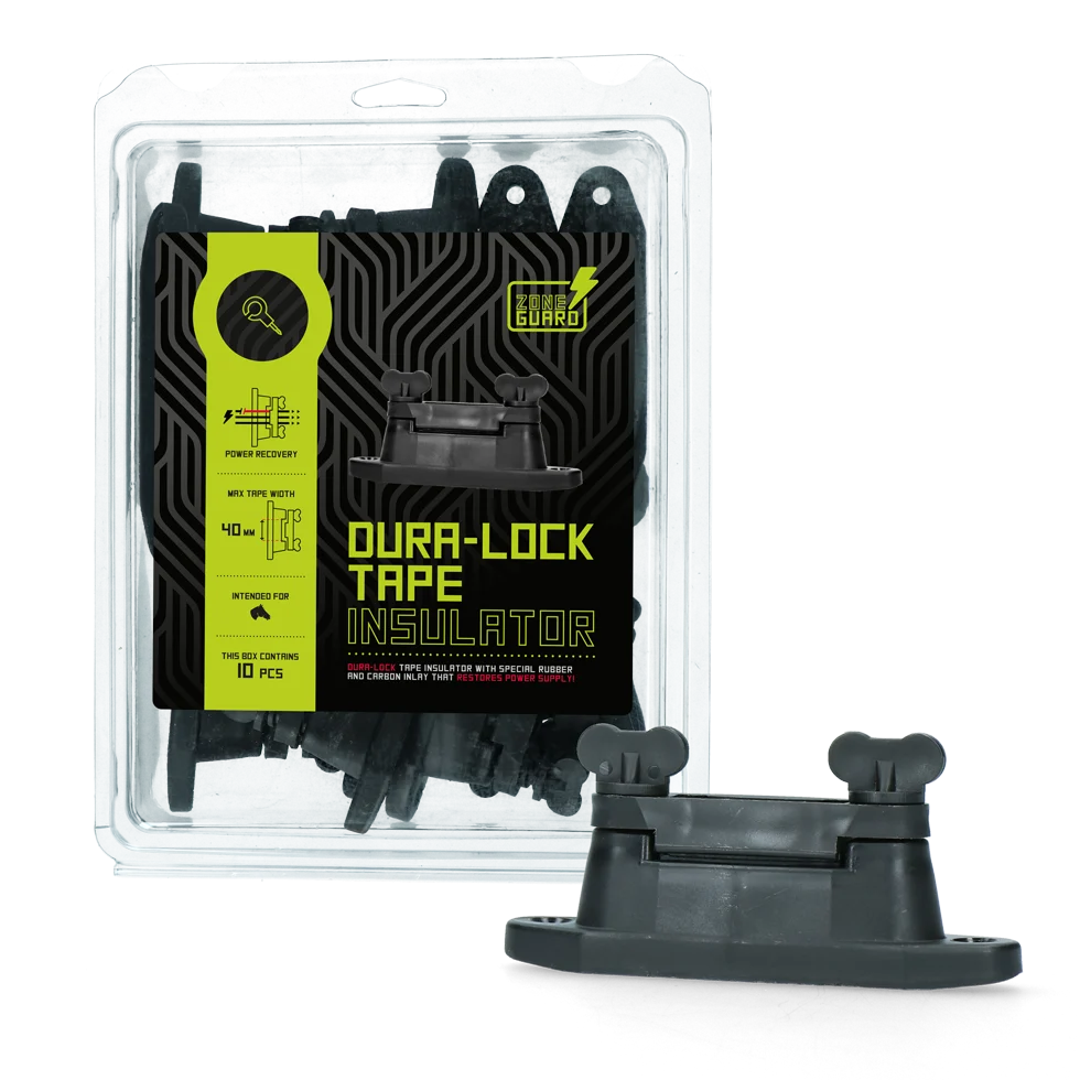 Isolateur de ruban 40 mm avec caoutchouc et insert en carbone, 10 pièces – ZoneGuard Dura-Lock – Image 2